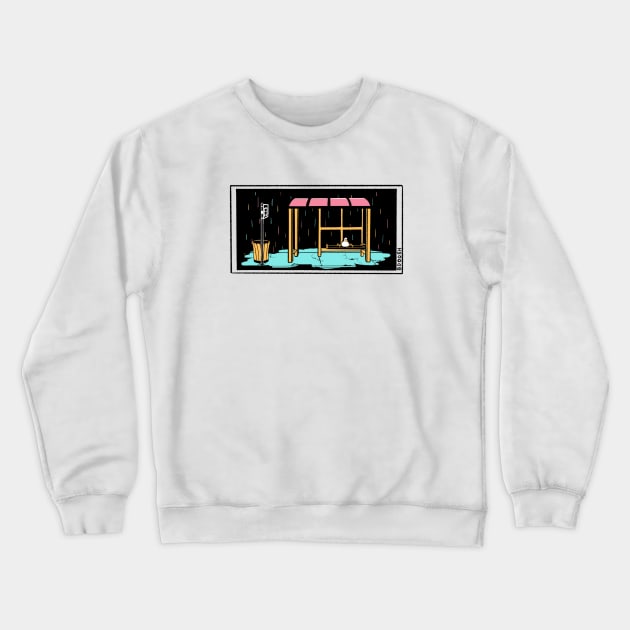 Waiting Duck Crewneck Sweatshirt by Bdoosh